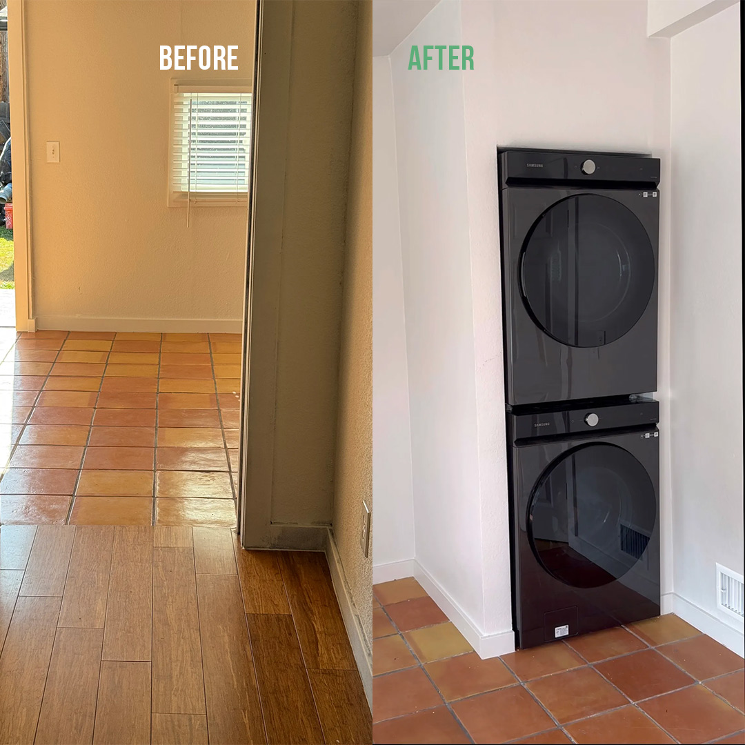 Bathroom / Laundry Remodel completed for Blair H.