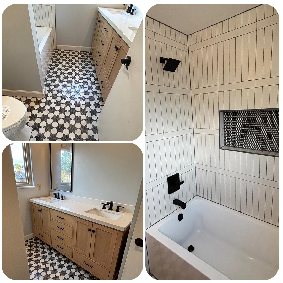 Bathroom Remodel completed for Kellie C.